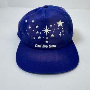 Vintage Cul De Sac Royal Blue Star Graphic Snapback Hat